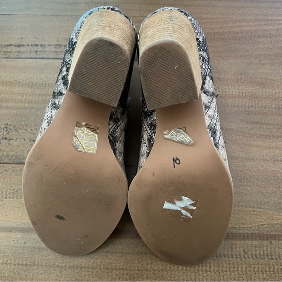 JEFFREY CAMPBELL Western Snakeskin Print Boots 6.5 - Picture 6 of 8